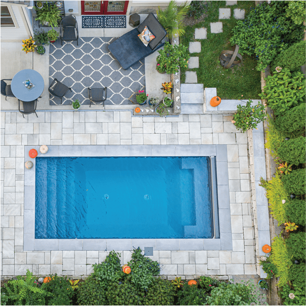 Pool overhead view Pool