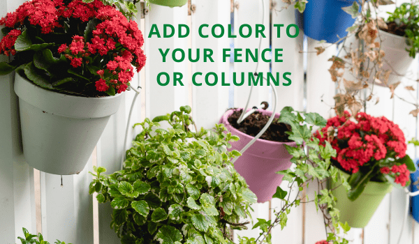 Add Color To Your Fence or Columns